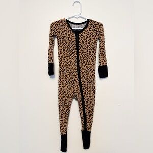 Little Sleepies Cheetah Print Kids Footie